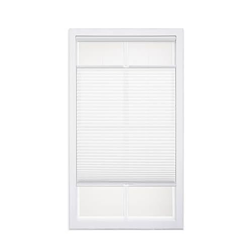 DEZ FURNISHINGS Cordless 1" Light Filtering Top Down Bottom Up Cellular Shade,…