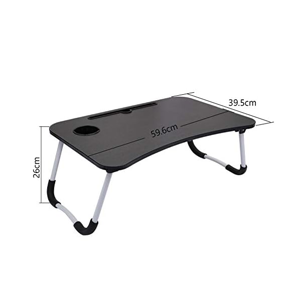Laptop-Bed-TablePortable-Lap-DeskNotebook-Stand-Reading-HolderNotebook-Table-Dorm-Desk-with-Foldable-Legs-Cup-Slotfor-Eating-BreakfastReadingWatching-Movie-on-BedSofa60-x-40cm Laptop Bed Table,Portable Lap Desk,Notebook Stand Reading Holder,Notebook Table Dorm Desk with Foldable Legs & Cup Slot…