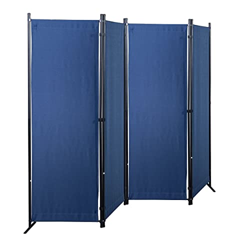 Partition Room Divider, 4 Panel Room Dividers,Privacy Screen, Temporary