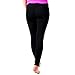 Sportown™ Women's Ankle Tight Yoga Running Workout Leggings Pants, Hidden Pocket Black M