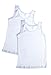 Brix Boys' White Tank Tops - 100% Cotton Super Soft Undershirts 2 pk. 3/4