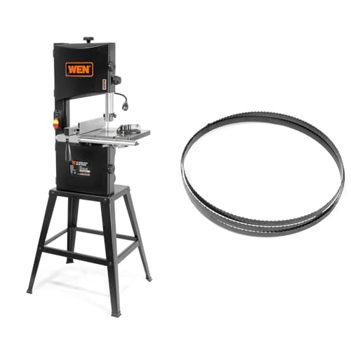 WEN Band Saw with Stand, 10-Inch, 3.5-Amp, Two-Speed (BA3962) and BB7225 72