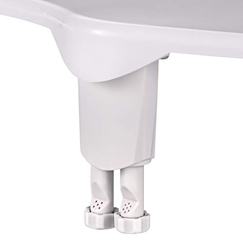 Oak Leaf Bidet Toilet Seat Attachment, Hold and Cold Bidet Sprayer Fresh Water Non-Electric Mechanical Bidet for Toilet with 2 Self Cleaning Nozzles