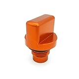 Heinmo Motorcycle CNC Aluminum Engine Oil Plug For KTM DUKE 125/200/390 13-15 （Orange）