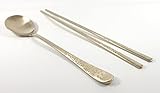 Korean Chopsticks Spoon 1 Set - METAL STAINLESS