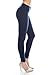 EttelLut Cotton Spandex Basic leggings for women plus size cotton Navy XXL