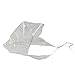 Iconikal Clear Plastic Rain Bonnet Hair Cover Poncho Hood - 5 Pack