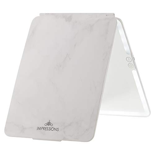 Impressions Vanity Touch Pad 2.0 Rechargeable LED Makeup Mirror with