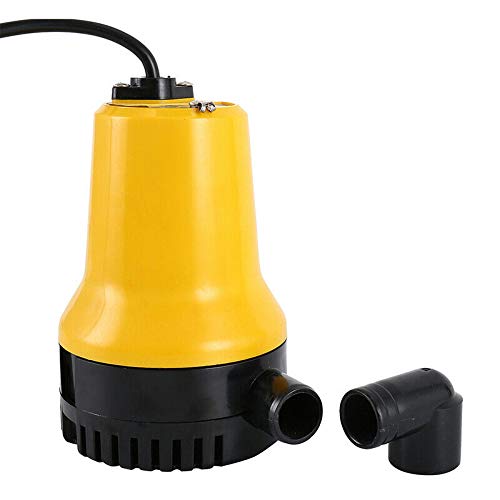 SUPERTOOL 12V DC Pump Electric Water Pump Submersible Water Pump Field Pump for Clean or Dirty Water (50W)