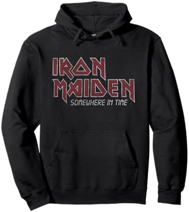 Amazon.com: Iron Maiden Classic Logo Pullover Hoodie : Clothing
