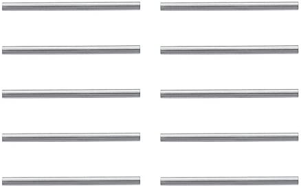 50PCS Stainless Steel Long Bugle Tube Loose Beads for Jewelry Making 25mmx1.5mm