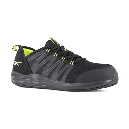 Reebok Work Mens Astroride Safety Black Composite Toe