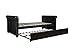 DHP Giada Upholstered Daybed/Sofa Bed with Trundle, Twin Size Frame,