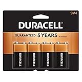 Duracell MN16B4DW 9V Battery (4 Pack)