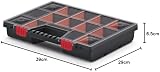 Kistenberg Nor 40 KNO40307 Tool Organiser 10 Compartment Clear Lid 390x290x65mm view 4