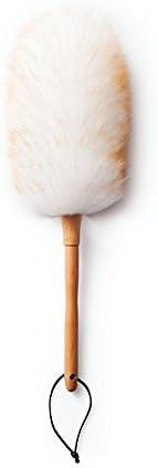 Huibot Dusters Lambswool Washable Soft Long Wool Bamboo Handle Dusting Brush