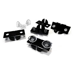 Black Center Shelf Rest Clip & Rubber Cushion for