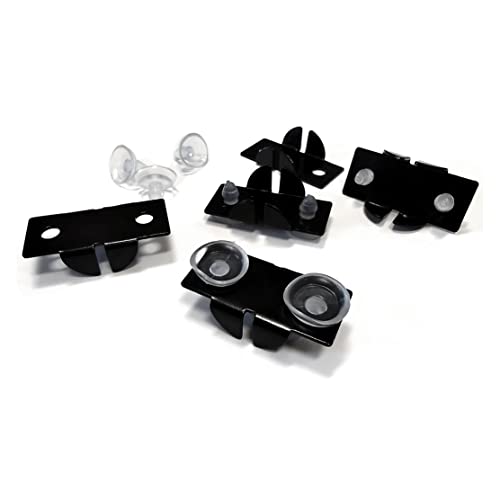 Black Center Shelf Rest Clip & Rubber Cushion for