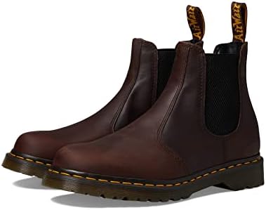 Martens Men's 2976 Chelsea Boot, Chestnut Brown Waxed Full