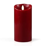 Luminara LED Flameless Candle, Flameless Real Wax Moving Wick LED Candle for Home/Party/Halloween/Christmas/Wedding Decor with Timer Control Cinnamon Scent 4