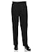 RGM Men's Tuxedo Pants-Pleated Front w/Side Satin Stripe Black Short