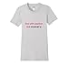 Women's musical.ly quote classic (Fitted Cut) Small Silver