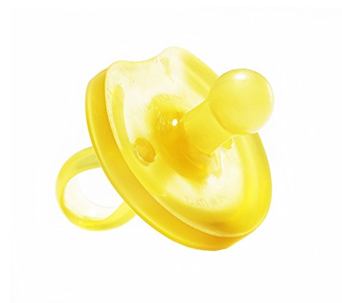 Natursutten BPA Free Natural Rubber Pacifier, Butterfly Rounded Nipple, 0 - 6 Months