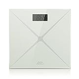 Adoric Digital Body Weight Bathroom Scale with Large LCD Display, Tempered Glass, Auto On/Off, Easy to Read and Accurate Weight