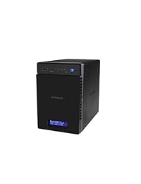 Netgear ReadyNAS 314 4 Bay Almacenamiento conectado a la red diskless (RN31400 100 NAS), Negro