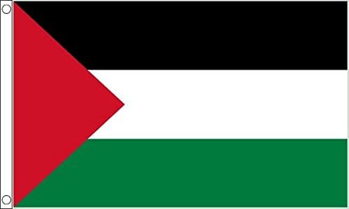 Palestine Flag 8Ft X 5Ft Palestinian Country Banner with 2 Eyelets