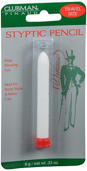 Clubman Styptic Pencil Travel Size - 0.25 oz, Pack of 2