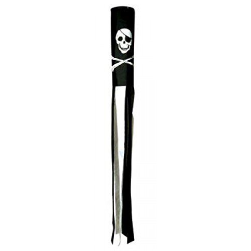 Pirate Jolly Roger Embroidered Windsock