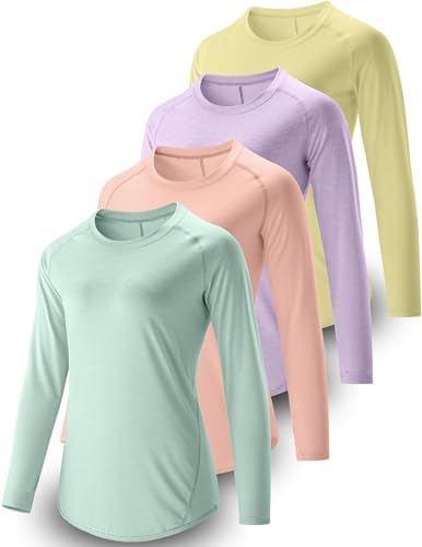 3 Pack: Women's Quick Dry Long Sleeve Quarter Zip Pullover Workout