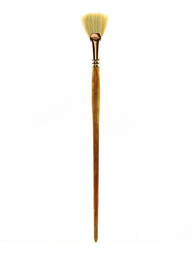 Princeton artist brush, best natural bristle 5400 fan 12