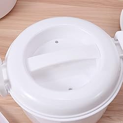 FEESHOW Portable Microwave Rice Cooker with Rice