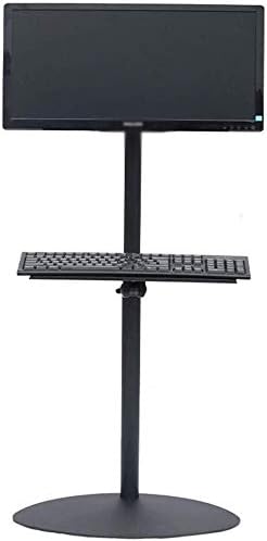 TV bracket Stand 17-32in TV Floor Stand 360° Swivel Height Adjustment Computer Touch Screen Mounting Bracket With Tray