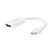 Mini DisplayPort (Thunderbolt Port Compatible) Mini DP 1.2 to HDMI 1.4 Adapter Support up to 4K Video Transmission Lumsing Made for Mac Book, iMac and More