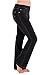 PajamaJeans Women's Petite Bootcut Stretch Knit Denim Jeans, Black, XLG (16-18)