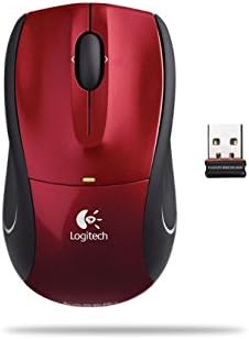 Logitech V450 Nano Cordless Laser Mouse for Notebooks (Red)