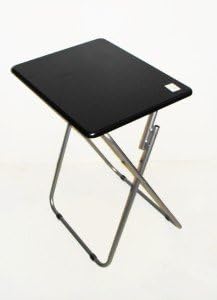 www.topfurnishing.co.uk Negro de Madera portátil Plegable TV Camping Mesa Auxiliar