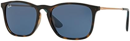 Ray-Ban Sunglasses Rb4187 Chris Square Sunglasses Tortoise/Blue 54