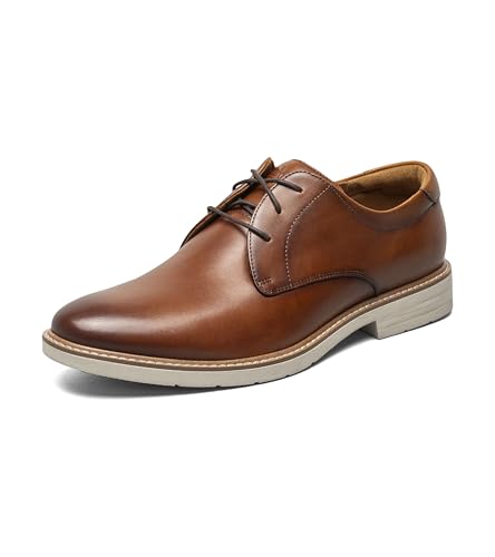 Florsheim, Men, Herington Plain Toe Oxford, Coganc Multi, 9, Wide