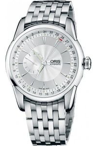 Oris 0164475974051-0782275 Men's Artelier Automatic Stainless Steel Silver-Tone Dial Watch