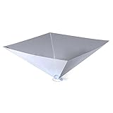 TOOGOO(R) Portable 3D Holographic Hologram Display Pyramid Stand Projector For iPad Tablet Tea-color