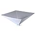 TOOGOO(R) Portable 3D Holographic Hologram Display Pyramid Stand Projector For iPad Tablet Tea-color