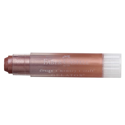 Faber-Castell Gelatos Colors Set, Metallics - Water Soluble Pigment Crayons - 15 Metallic Colors