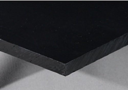 HDPE-HIGH Density POLYETHYLENE-Black 1/8" Thick-Pick Your Size (24" X 36")…