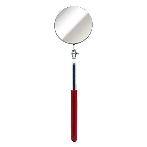 Ullman S-2 Circular Telescoping Mirror with Heavy Duty Vinyl Grip, 3-1/4" Diameter, 11" to 15" Extended Handle Length - Thumbnail 6