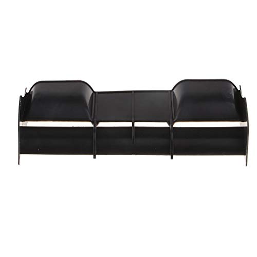 sharprepublic 1/8 RC Auto Heckflügel Heckspoiler Wing für 1: 8 RC Buggy Cars 21x5x8cm - Schwarz – Bild 4