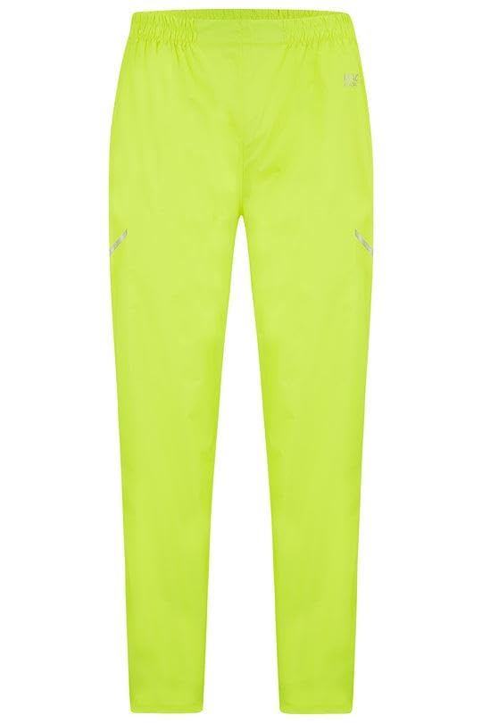 Mac in a Sac - Origin II - Packable Waterproof Full Zip Overtrousers for Men & Women - Lightweight and Breathable Rain Trousers That Packs into its own Bag - Neon Yellow - S